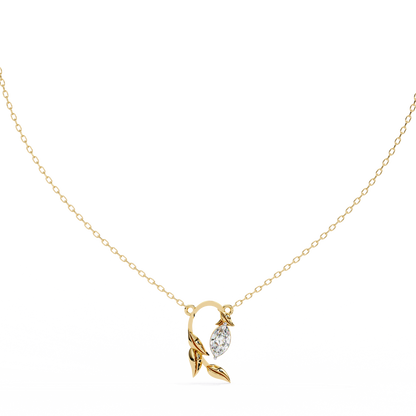 Liora Leaf Drop Pendant
