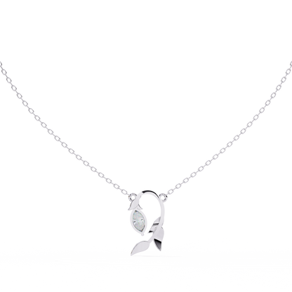 Liora Leaf Drop Pendant
