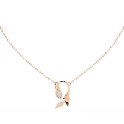 Liora Leaf Drop Pendant