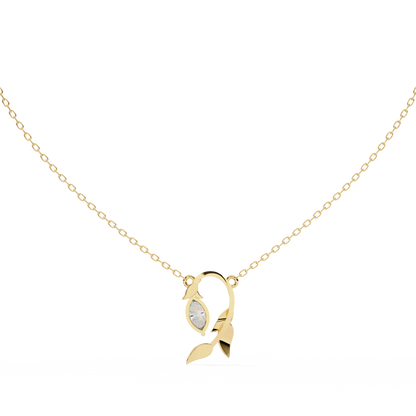 Liora Leaf Drop Pendant