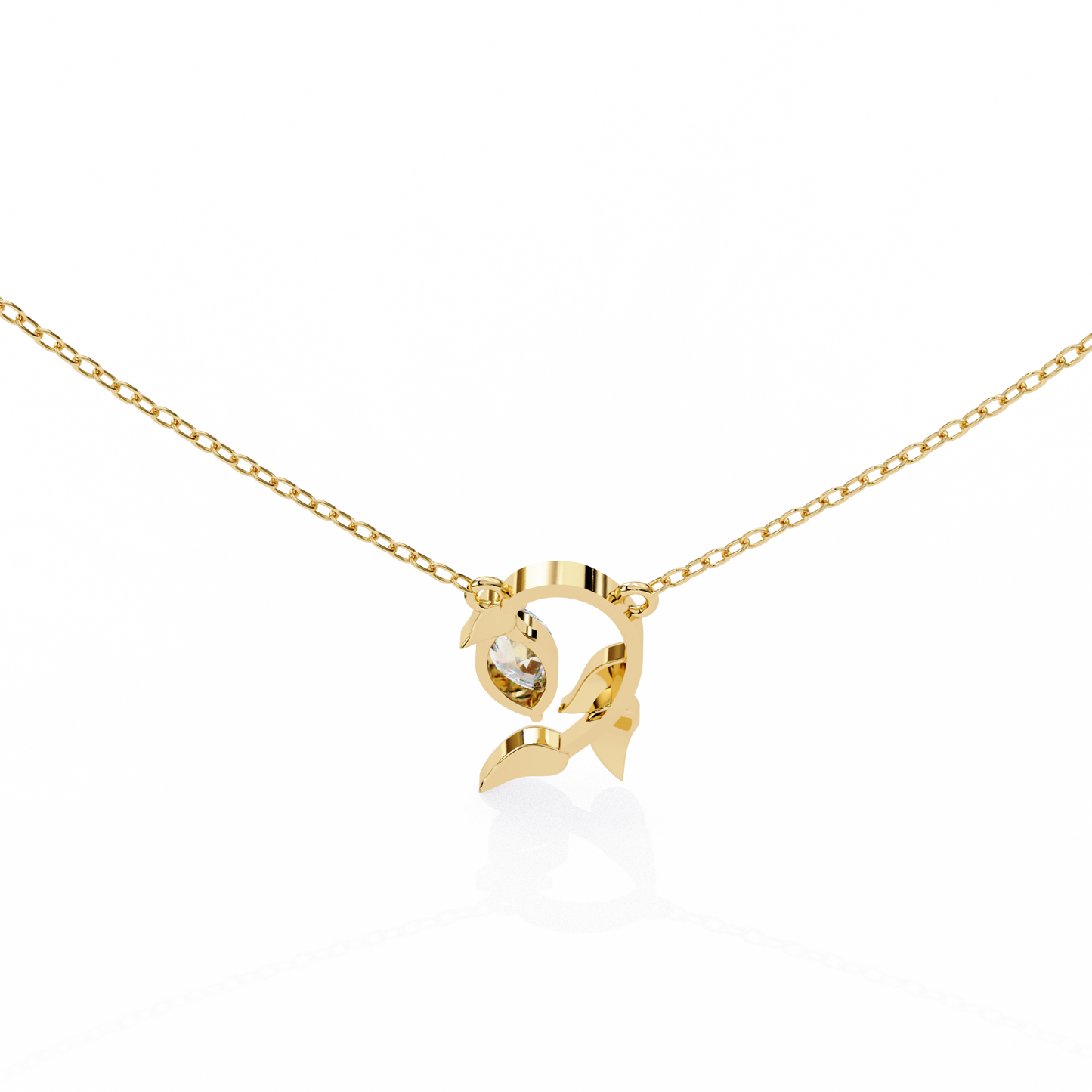 Liora Leaf Drop Pendant