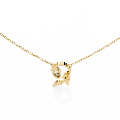 Liora Leaf Drop Pendant
