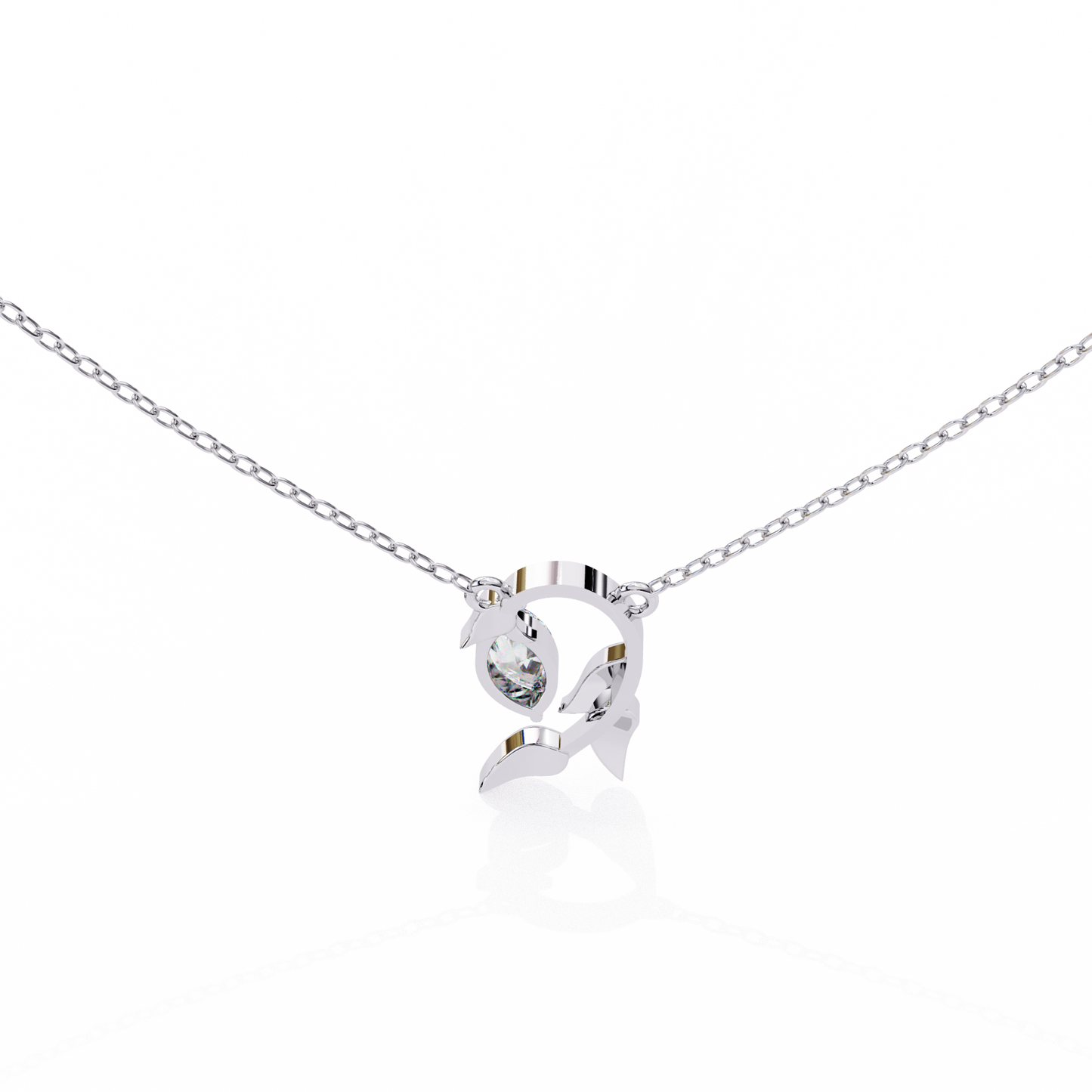 Liora Leaf Drop Pendant