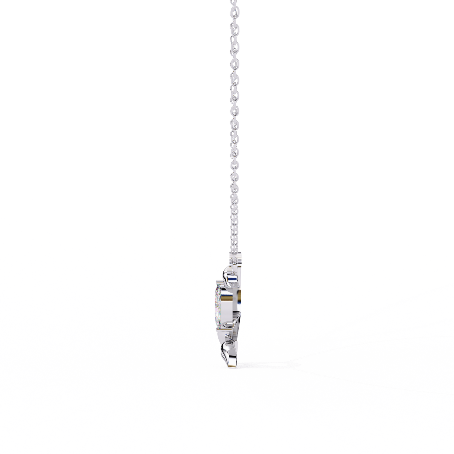 Liora Leaf Drop Pendant