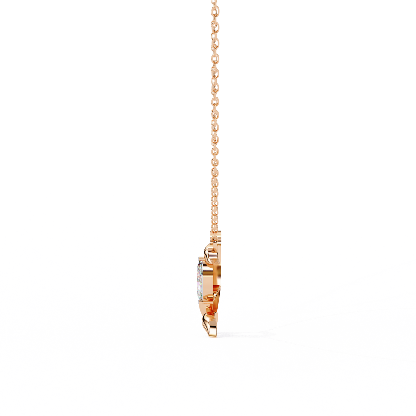 Liora Leaf Drop Pendant