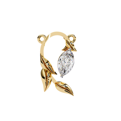 Liora Leaf Drop Pendant