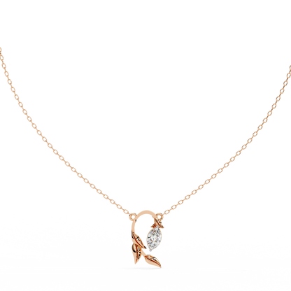 Liora Leaf Drop Pendant