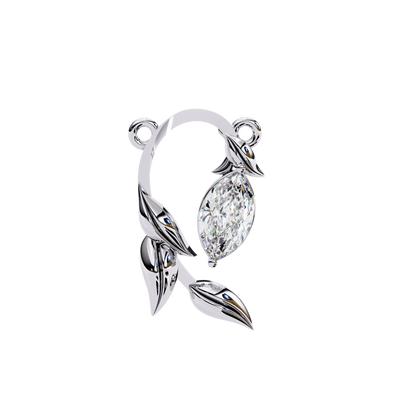 Liora Leaf Drop Pendant