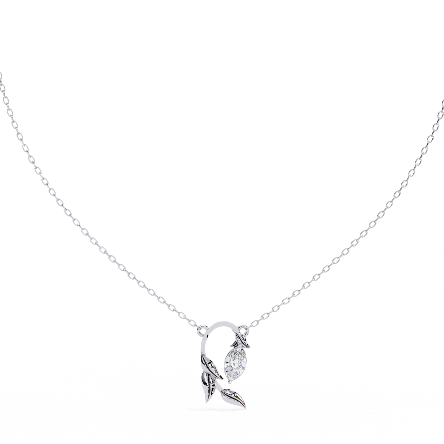 Liora Leaf Drop Pendant