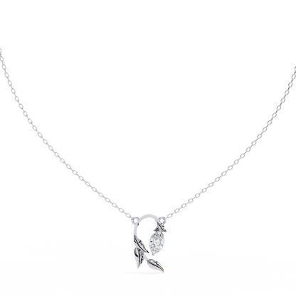Liora Leaf Drop Pendant