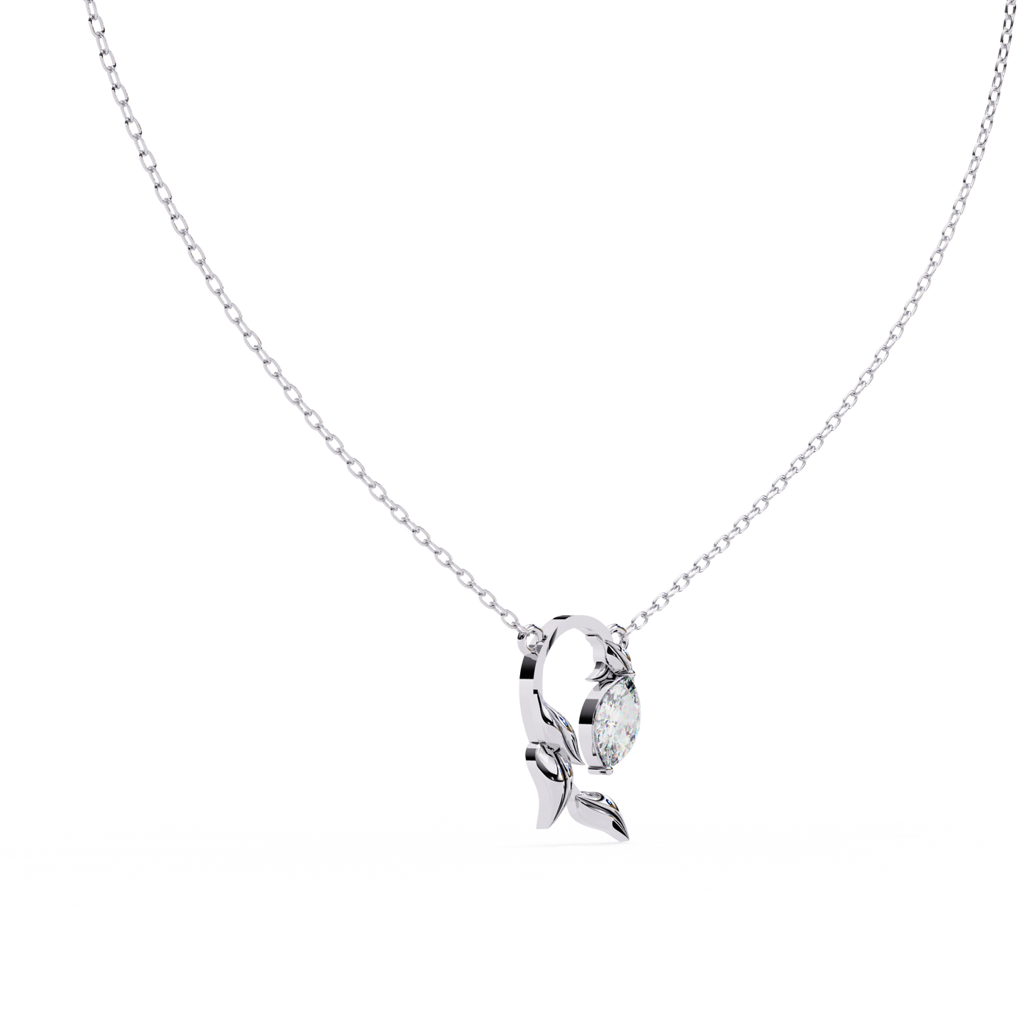 Liora Leaf Drop Pendant