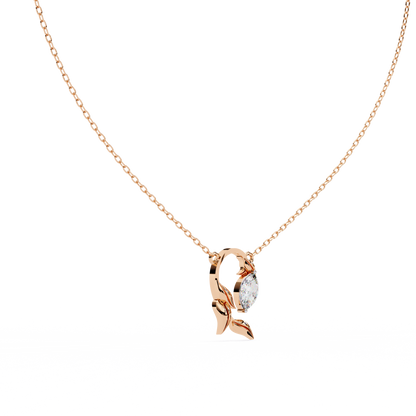 Liora Leaf Drop Pendant