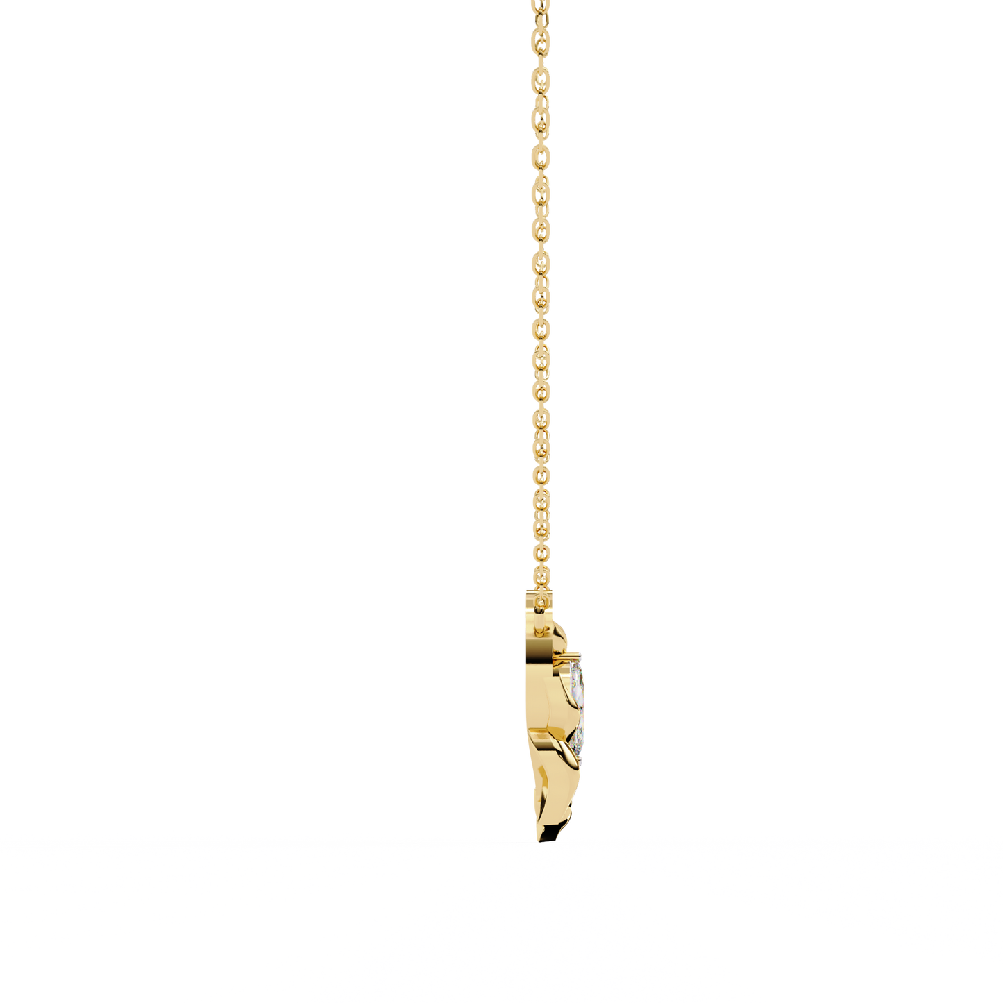 Liora Leaf Drop Pendant
