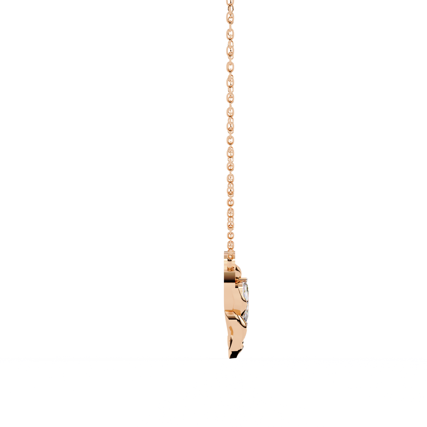 Liora Leaf Drop Pendant