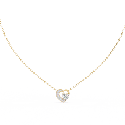 Amora Heart Halo Pendant