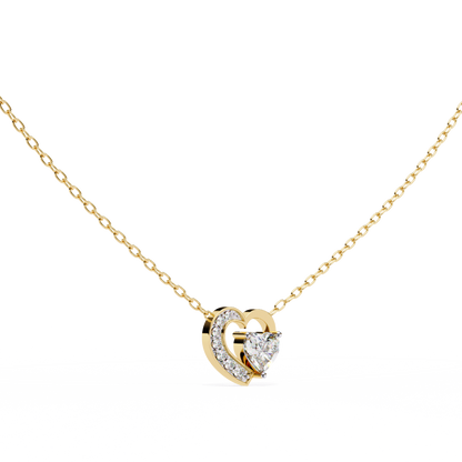 Amora Heart Halo Pendant