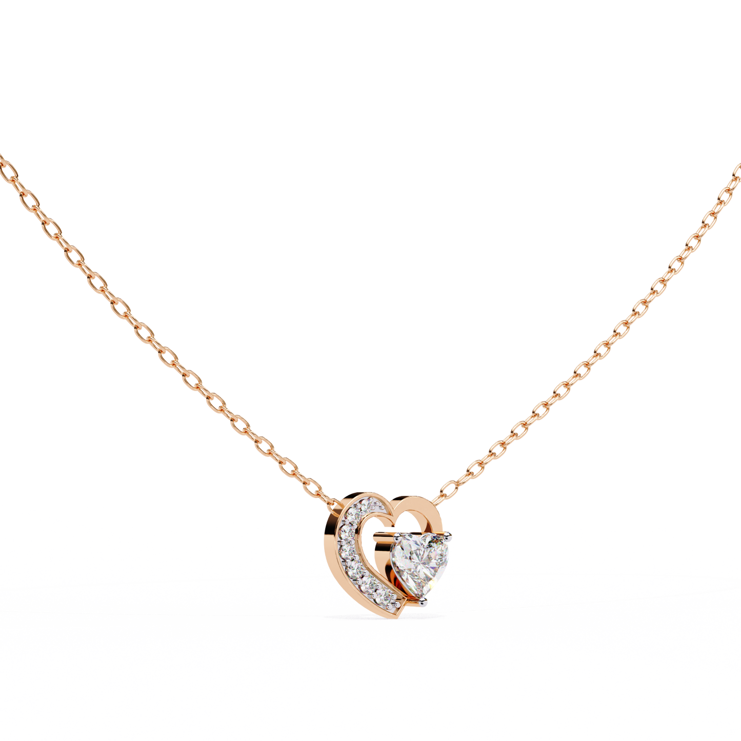 Amora Heart Halo Pendant