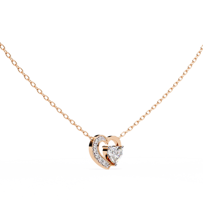 Amora Heart Halo Pendant
