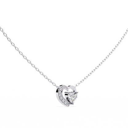 Amora Heart Halo Pendant