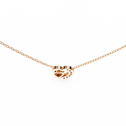 Amora Heart Halo Pendant