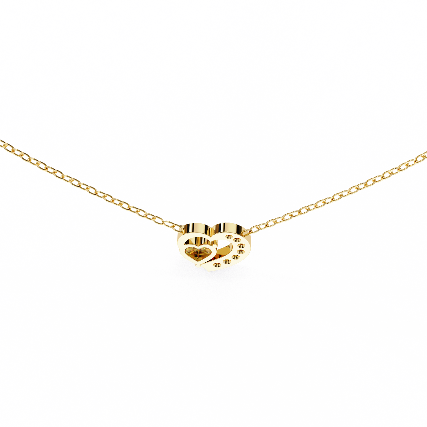 Amora Heart Halo Pendant
