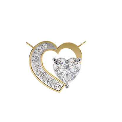 Amora Heart Halo Pendant