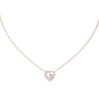 Amora Heart Halo Pendant