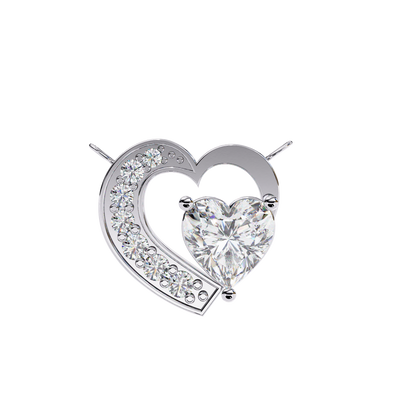 Amora Heart Halo Pendant