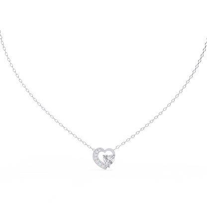 Amora Heart Halo Pendant