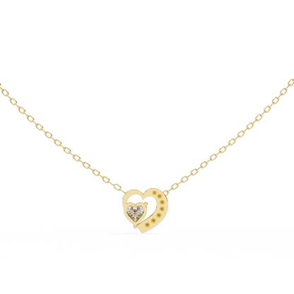 Amora Heart Halo Pendant