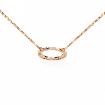 Aureon Circle Halo Pendant