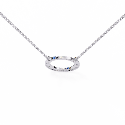 Aureon Circle Halo Pendant