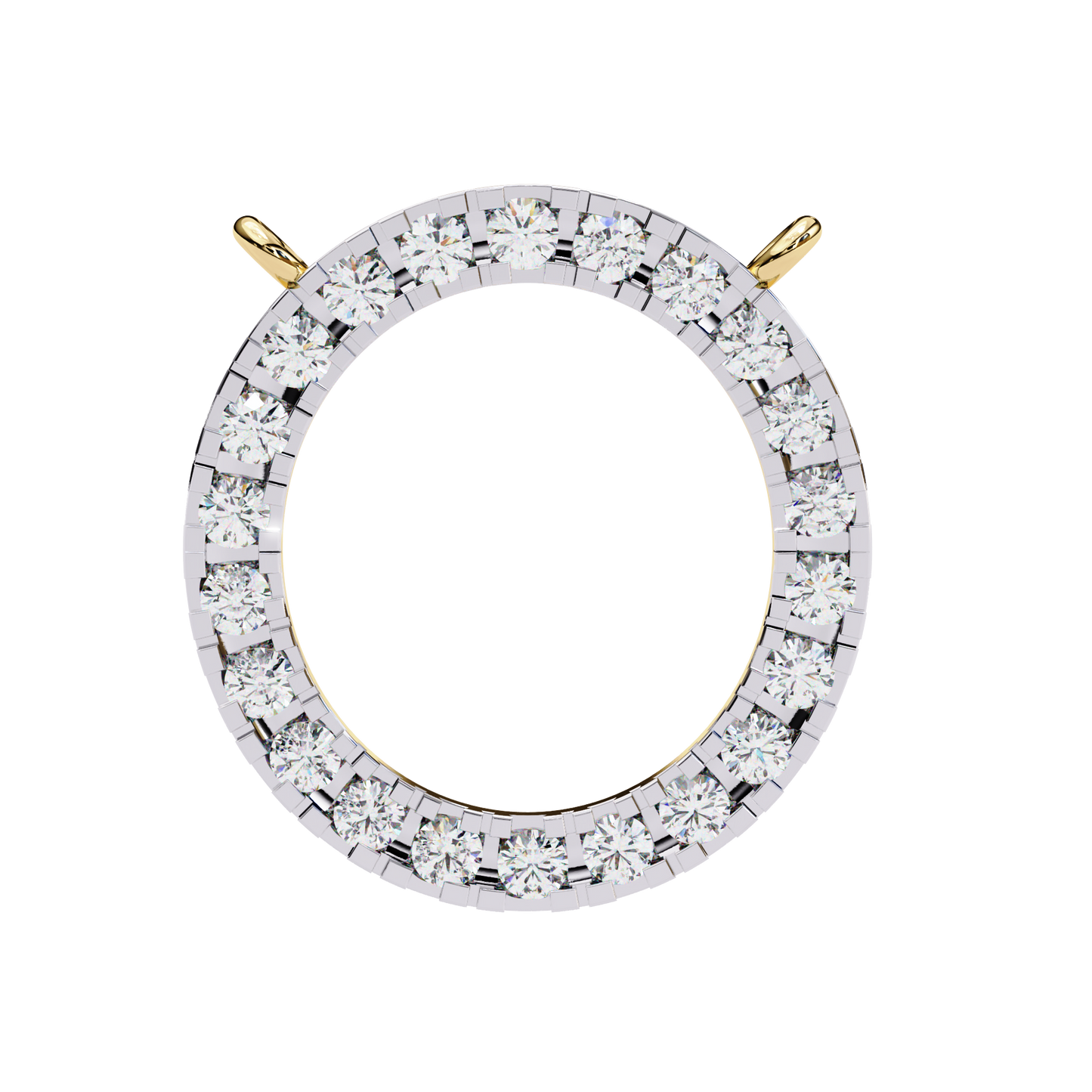 Aureon Circle Halo Pendant