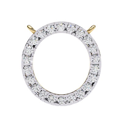 Aureon Circle Halo Pendant
