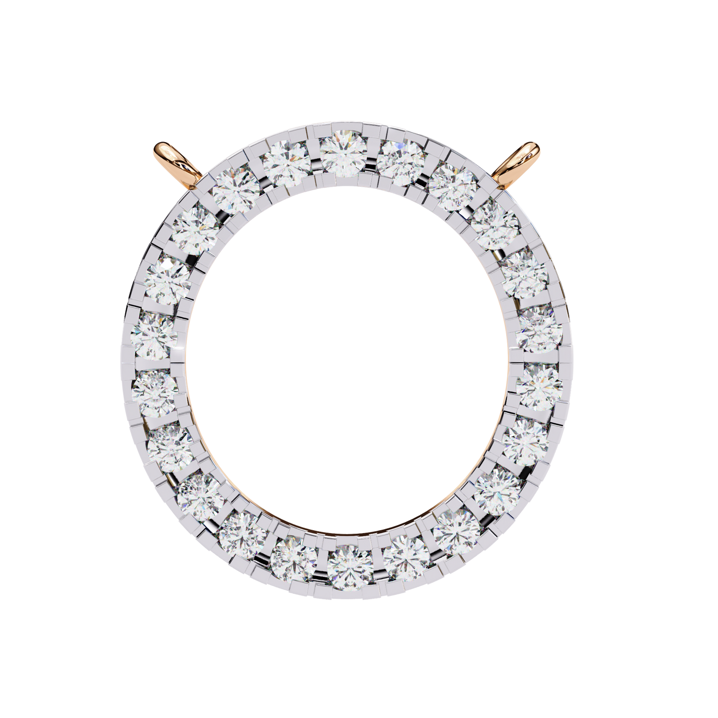 Aureon Circle Halo Pendant