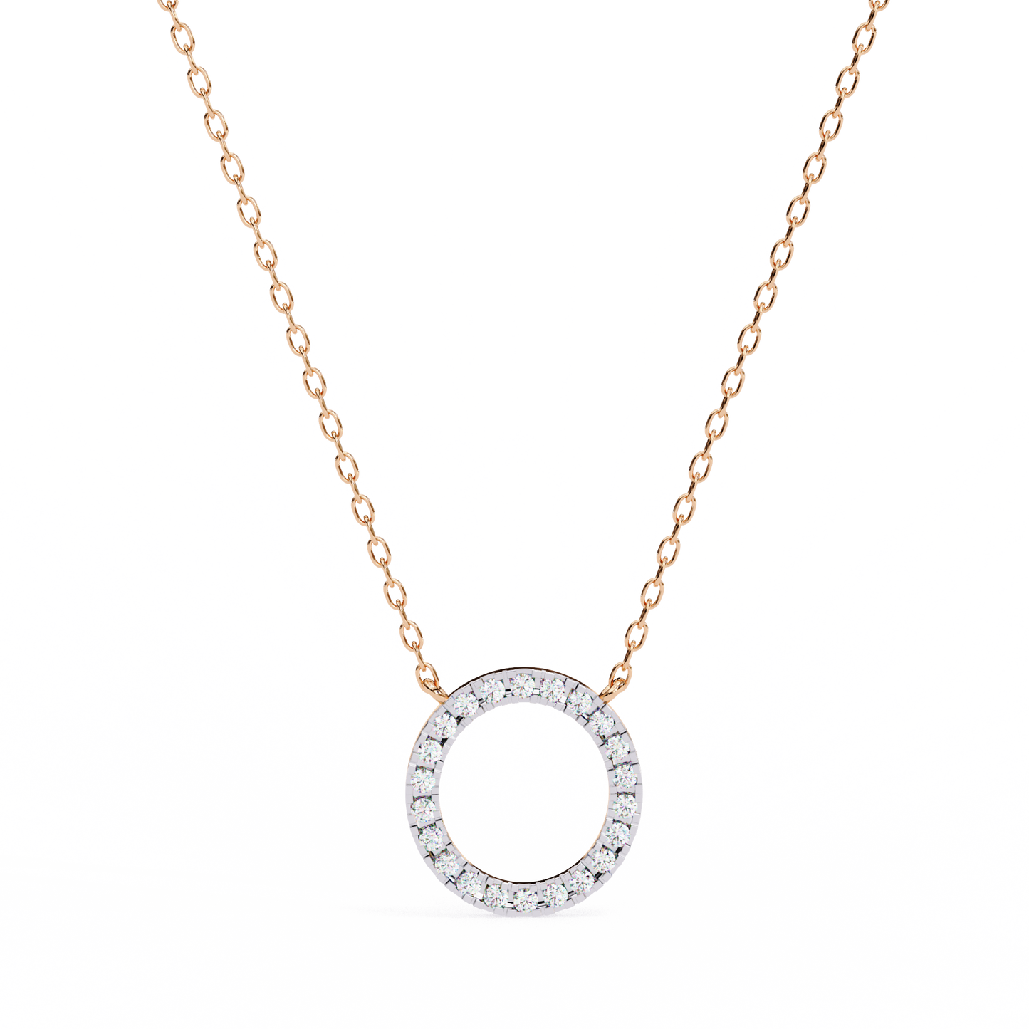 Aureon Circle Halo Pendant
