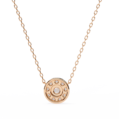 Celestial Halo Diamond Pendant