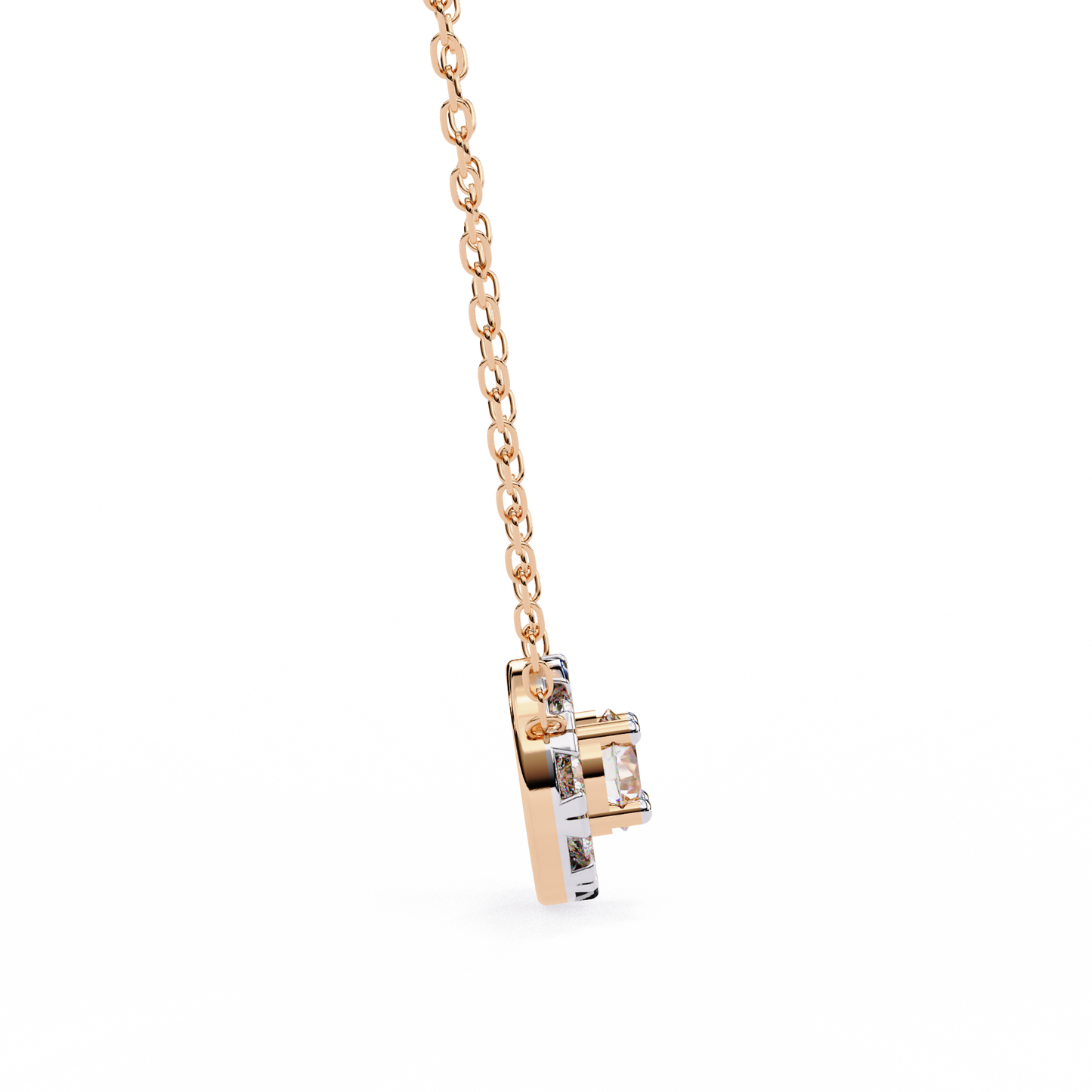 Celestial Halo Diamond Pendant