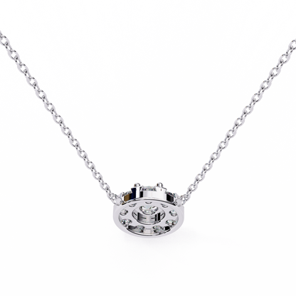 Celestial Halo Diamond Pendant