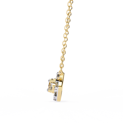Celestial Halo Diamond Pendant