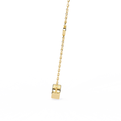 Trinity Bezel Diamond Station Pendant