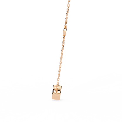 Trinity Bezel Diamond Station Pendant