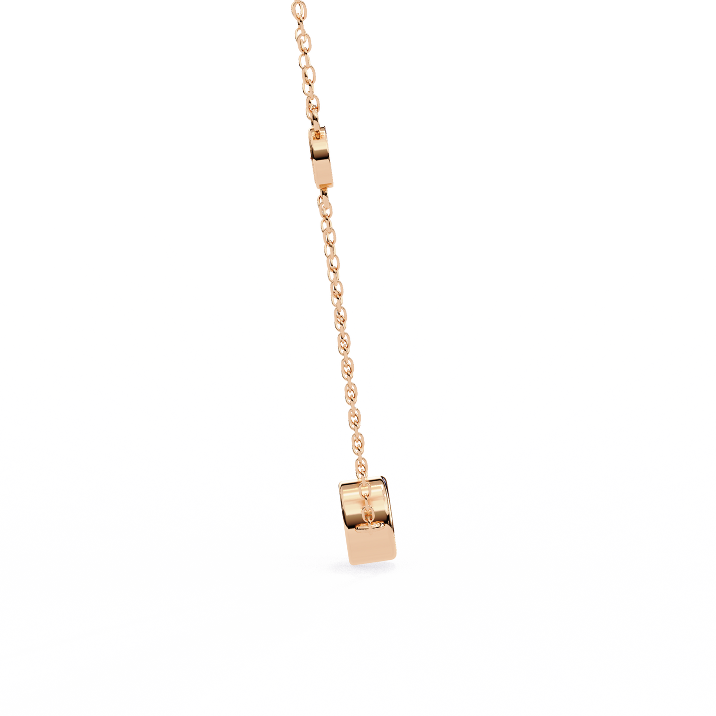 Trinity Bezel Diamond Station Pendant