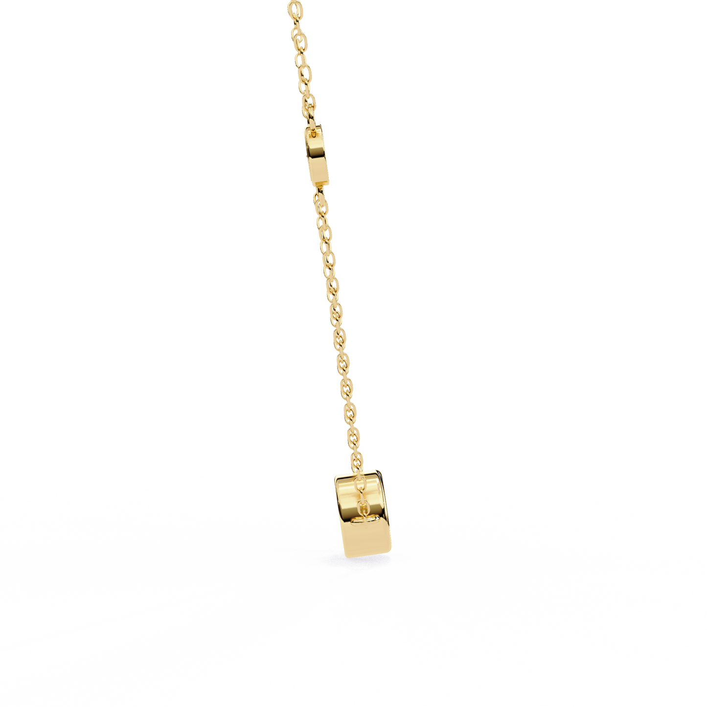 Trinity Bezel Diamond Station Pendant