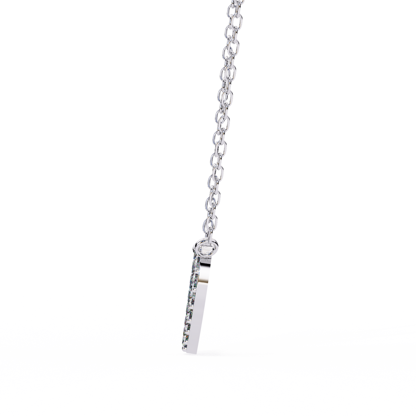 Pavé Heart Diamond Pendant