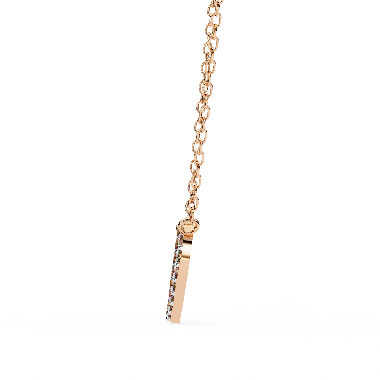 Pavé Heart Diamond Pendant