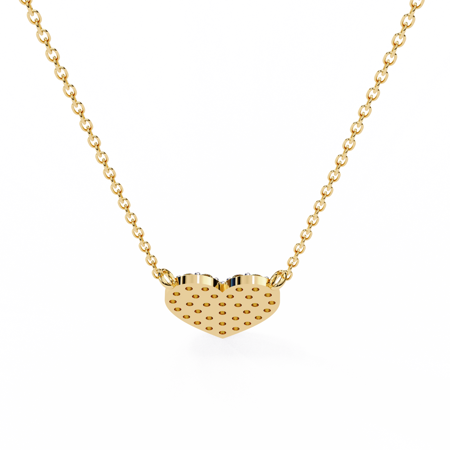Pavé Heart Diamond Pendant