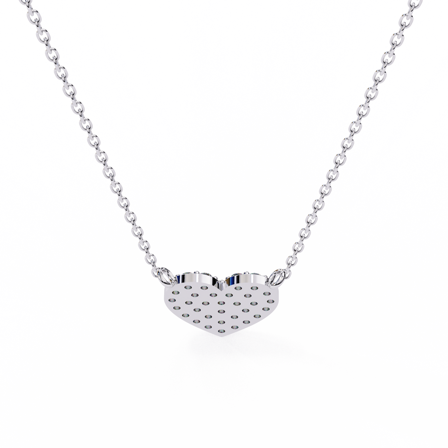 Pavé Heart Diamond Pendant