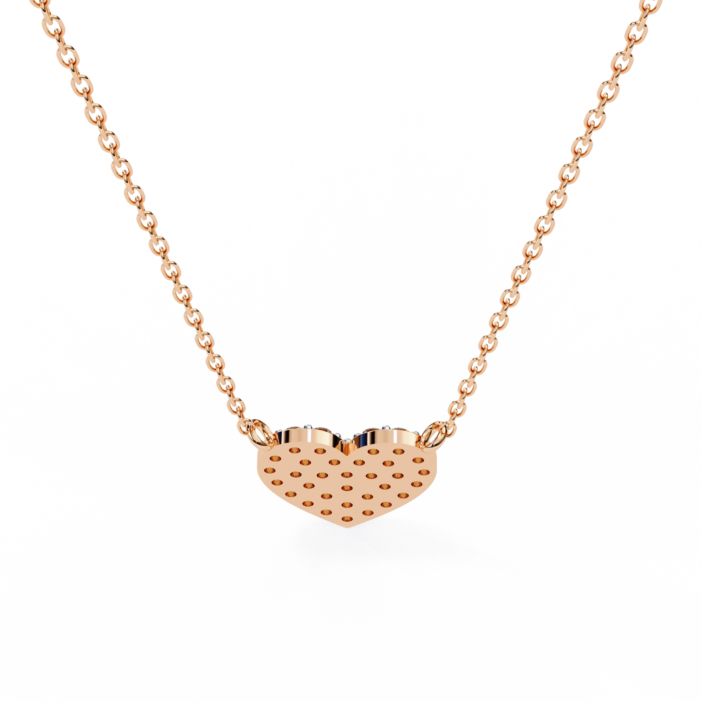 Pavé Heart Diamond Pendant
