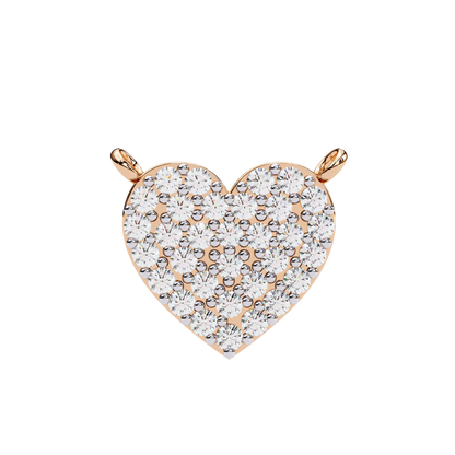 Pavé Heart Diamond Pendant